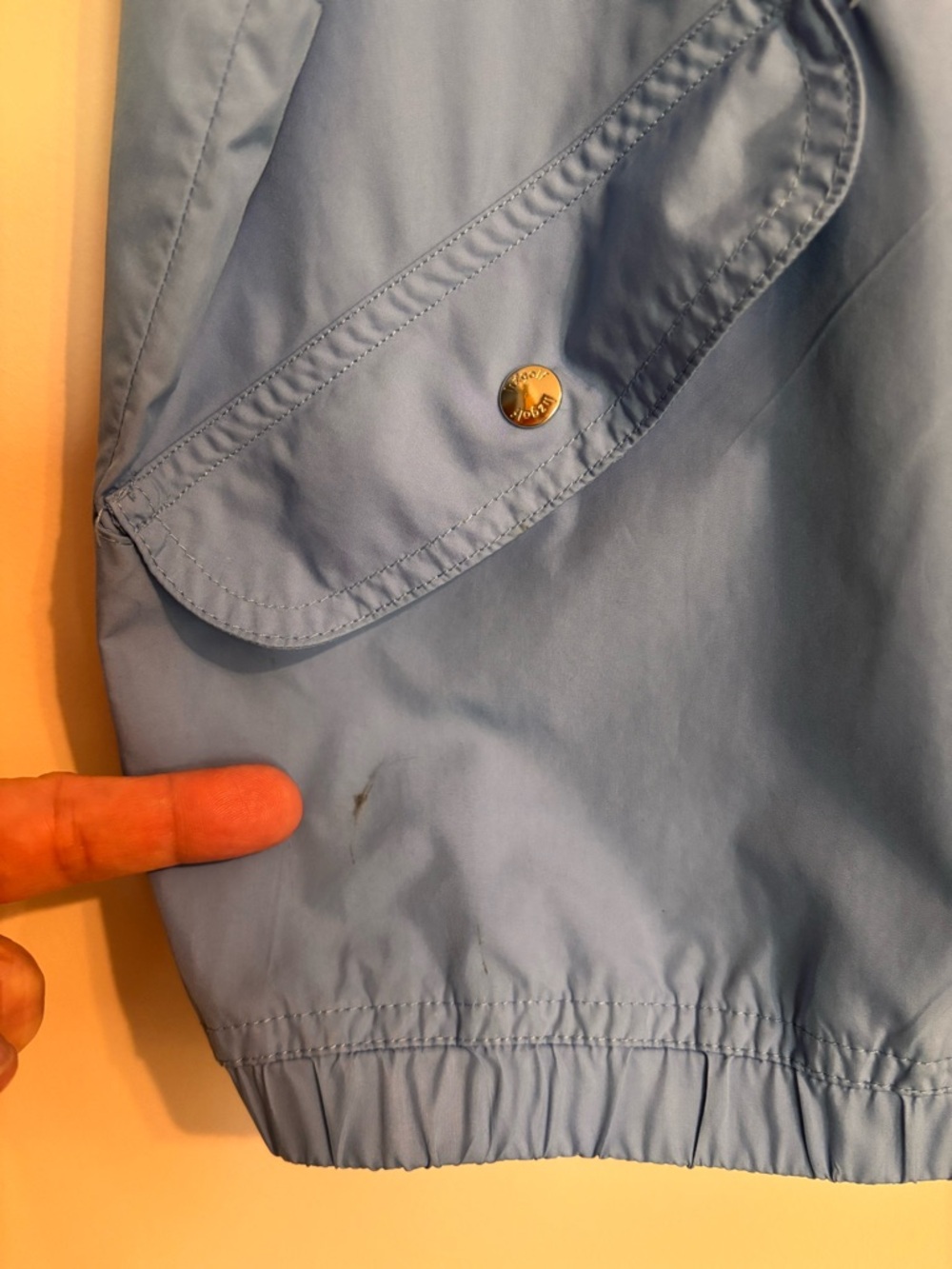 LizGolf light blue windbreaker vest - Picture 8 of 8